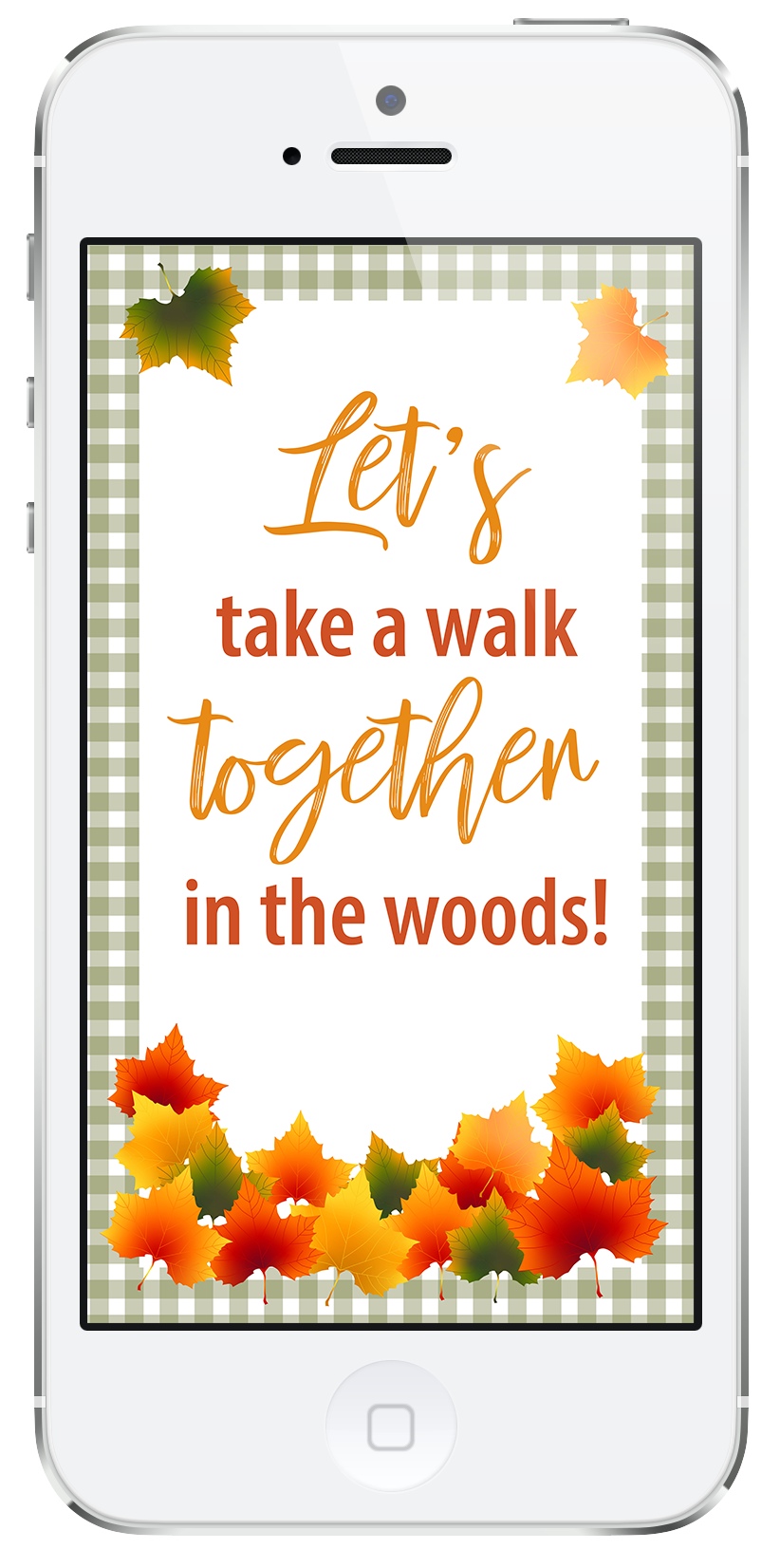 Autumn Walk in the Woods Date Night Activity Kit