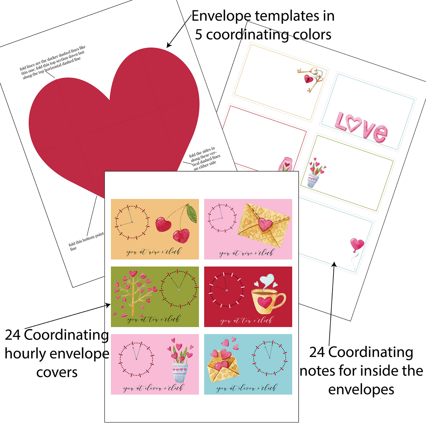 Countdown to Valentine's Day PRINTABLE Kit