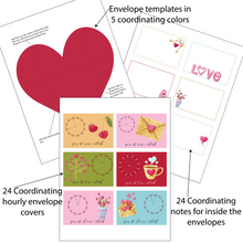 Load image into Gallery viewer, Countdown to Valentine&#39;s Day PRINTABLE Kit